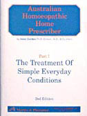 Australian Homoeopathic Home Prescriber - Part 1